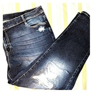 Dark Boyfriend Cut Jeans